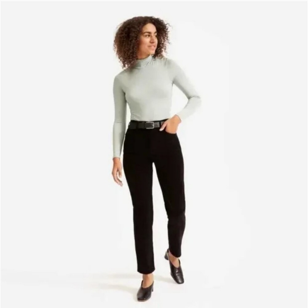 Everlane Black Baby Cord Cheeky Corduroy Pants Size 28